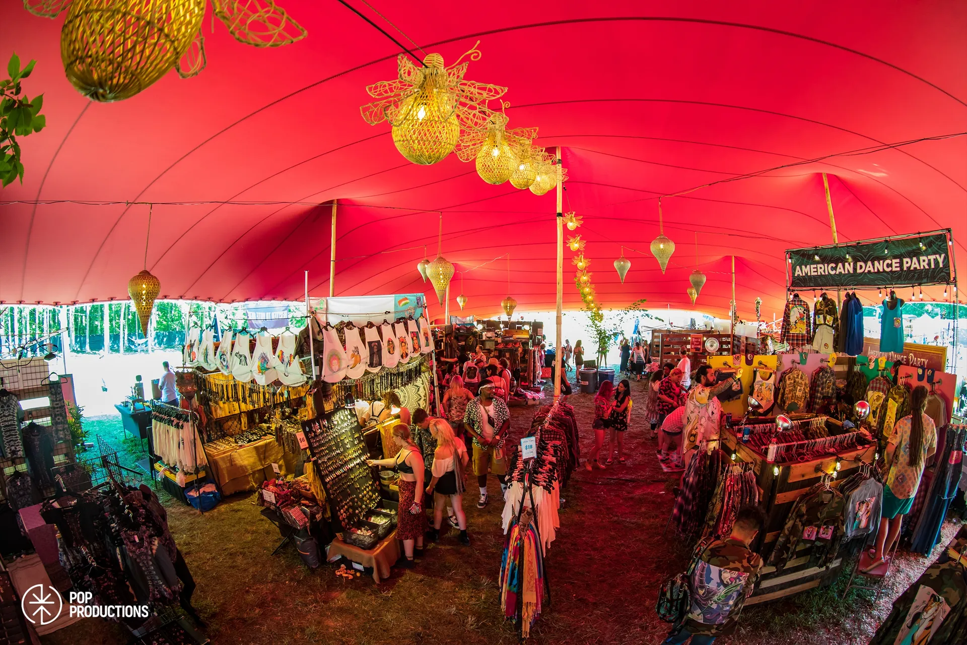 Bespoke stretch tent decor and styling by Pop Pro Tents
